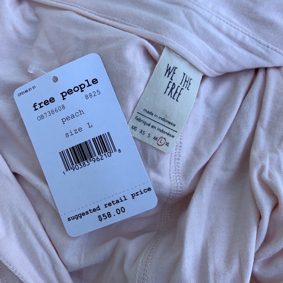 FP Can't Fool Me peach top L - Picture 5 of 5